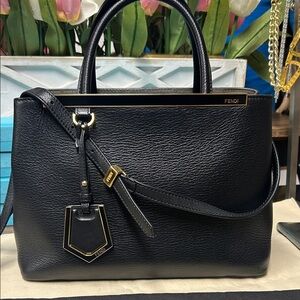 Fendi Two Way Leather Handbag